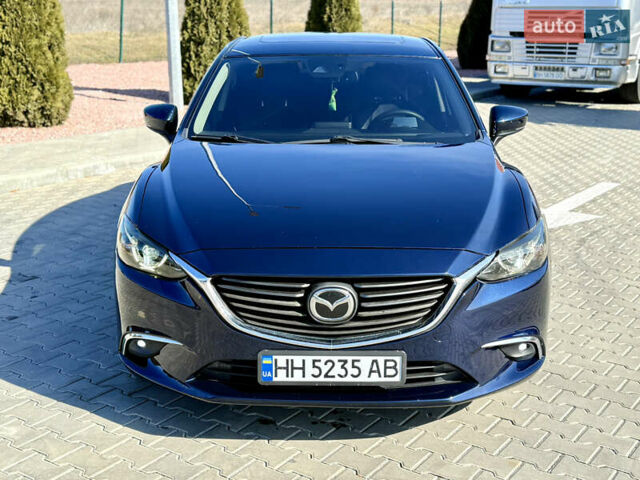 Синий Мазда 6, объемом двигателя 2.49 л и пробегом 177 тыс. км за 13500 $, фото 1 на Automoto.ua