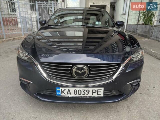 Синий Мазда 6, объемом двигателя 2.5 л и пробегом 81 тыс. км за 14700 $, фото 1 на Automoto.ua