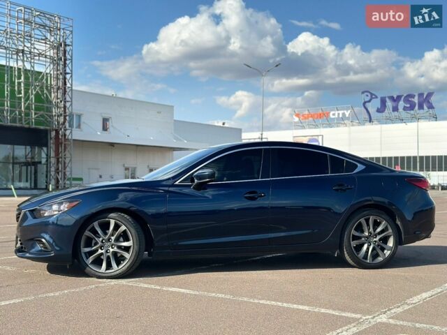 Синий Мазда 6, объемом двигателя 2.49 л и пробегом 98 тыс. км за 14900 $, фото 1 на Automoto.ua