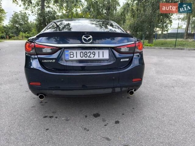 Синий Мазда 6, объемом двигателя 2.49 л и пробегом 158 тыс. км за 12300 $, фото 1 на Automoto.ua