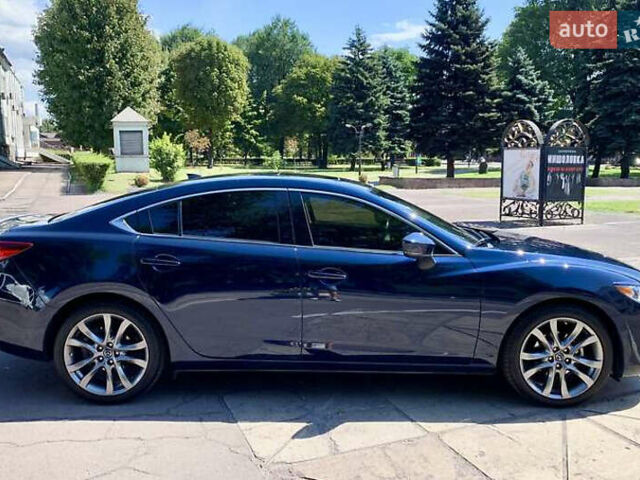 Синий Мазда 6, объемом двигателя 2.49 л и пробегом 95 тыс. км за 15500 $, фото 2 на Automoto.ua