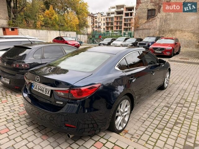 Синий Мазда 6, объемом двигателя 2.49 л и пробегом 74 тыс. км за 14200 $, фото 2 на Automoto.ua