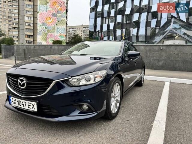 Синий Мазда 6, объемом двигателя 2 л и пробегом 63 тыс. км за 18200 $, фото 1 на Automoto.ua