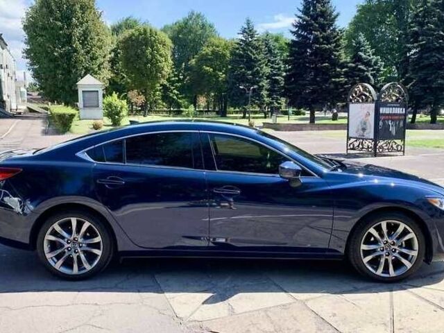 Синий Мазда 6, объемом двигателя 2.5 л и пробегом 95 тыс. км за 12500 $, фото 1 на Automoto.ua
