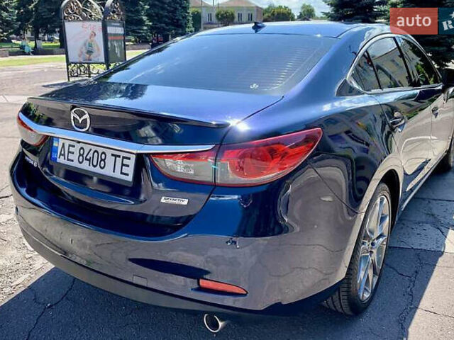 Синий Мазда 6, объемом двигателя 2.49 л и пробегом 95 тыс. км за 15500 $, фото 1 на Automoto.ua