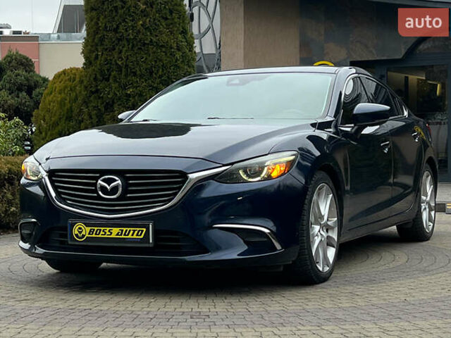 Синий Мазда 6, объемом двигателя 2.49 л и пробегом 105 тыс. км за 15999 $, фото 2 на Automoto.ua