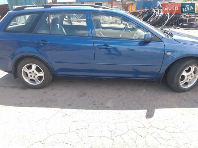 Синий Мазда 6, объемом двигателя 2 л и пробегом 75 тыс. км за 3960 $, фото 2 на Automoto.ua