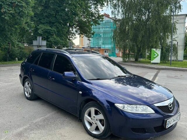 Синий Мазда 6, объемом двигателя 2 л и пробегом 245 тыс. км за 3200 $, фото 1 на Automoto.ua