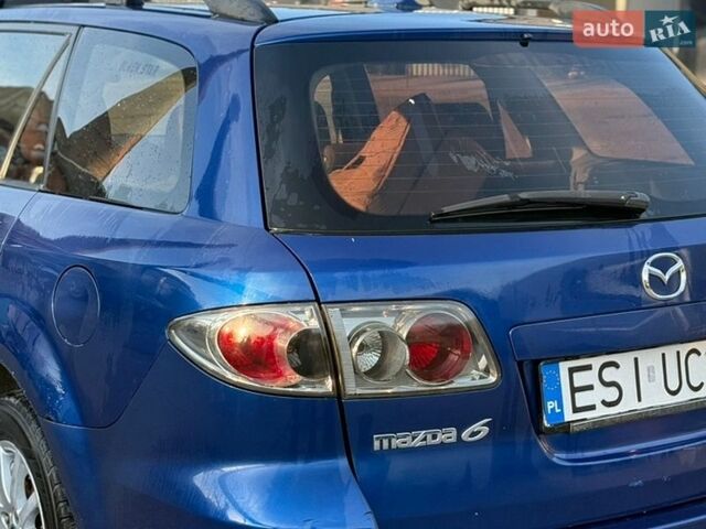 Синий Мазда 6, объемом двигателя 2 л и пробегом 349 тыс. км за 1600 $, фото 7 на Automoto.ua