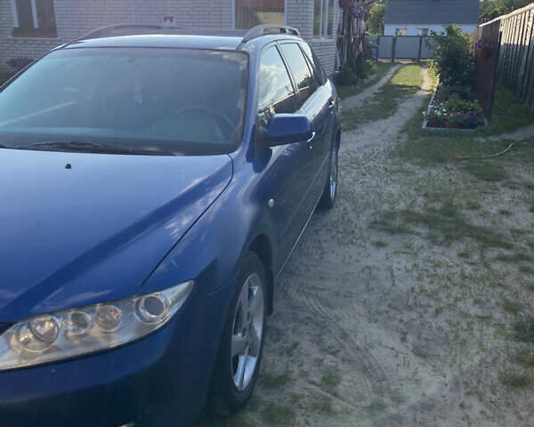 Синій Мазда 6, об'ємом двигуна 2 л та пробігом 220 тис. км за 3000 $, фото 1 на Automoto.ua