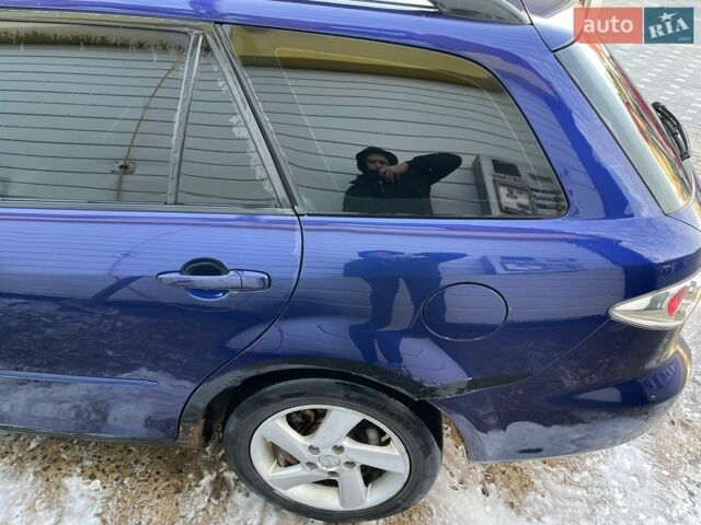 Синий Мазда 6, объемом двигателя 1.8 л и пробегом 223 тыс. км за 2500 $, фото 2 на Automoto.ua