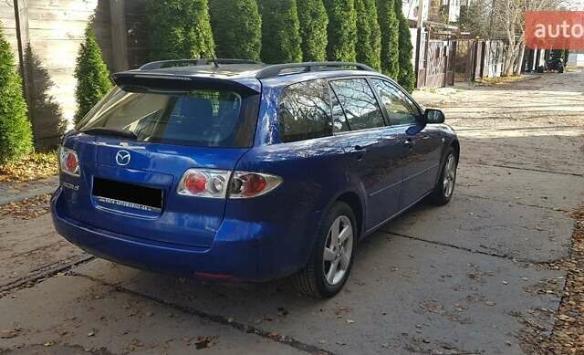 Синий Мазда 6, объемом двигателя 2 л и пробегом 285 тыс. км за 4300 $, фото 2 на Automoto.ua