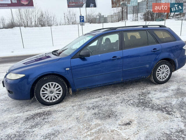Синий Мазда 6, объемом двигателя 1.8 л и пробегом 370 тыс. км за 1800 $, фото 3 на Automoto.ua