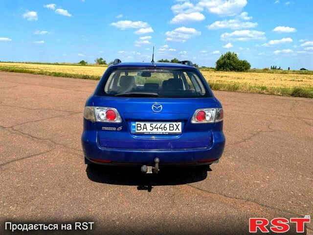 Синий Мазда 6, объемом двигателя 2 л и пробегом 381 тыс. км за 3000 $, фото 3 на Automoto.ua