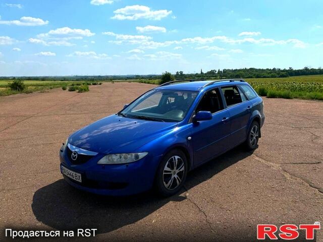 Синій Мазда 6, об'ємом двигуна 2 л та пробігом 381 тис. км за 3000 $, фото 1 на Automoto.ua