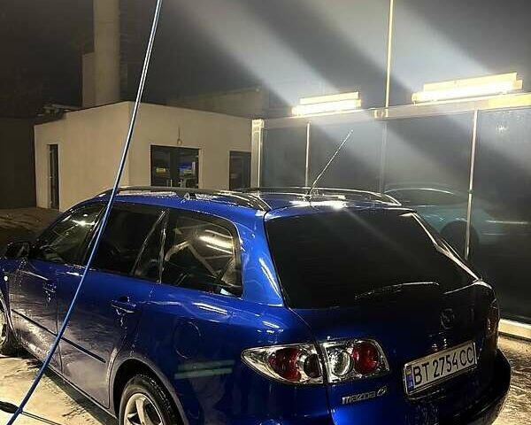 Синий Мазда 6, объемом двигателя 2 л и пробегом 240 тыс. км за 4500 $, фото 2 на Automoto.ua