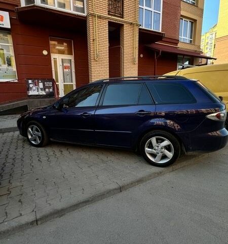 Синий Мазда 6, объемом двигателя 2 л и пробегом 301 тыс. км за 3700 $, фото 1 на Automoto.ua
