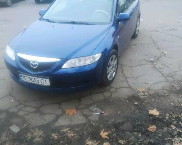 Синий Мазда 6, объемом двигателя 2 л и пробегом 220 тыс. км за 6400 $, фото 3 на Automoto.ua