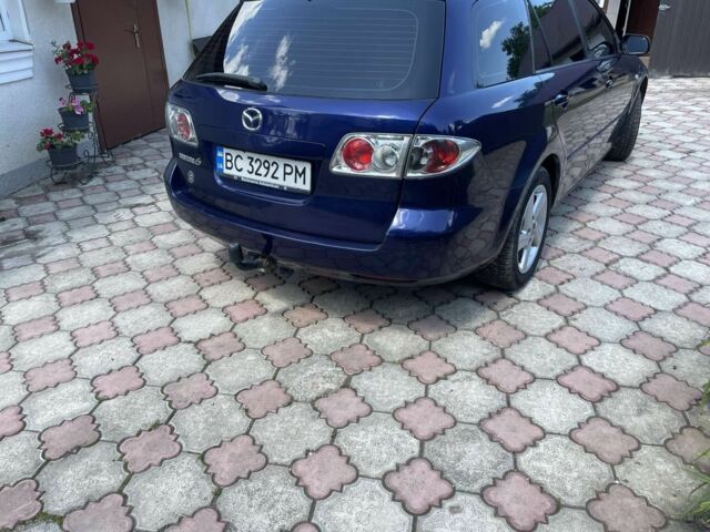 Синий Мазда 6, объемом двигателя 2 л и пробегом 226 тыс. км за 3600 $, фото 2 на Automoto.ua