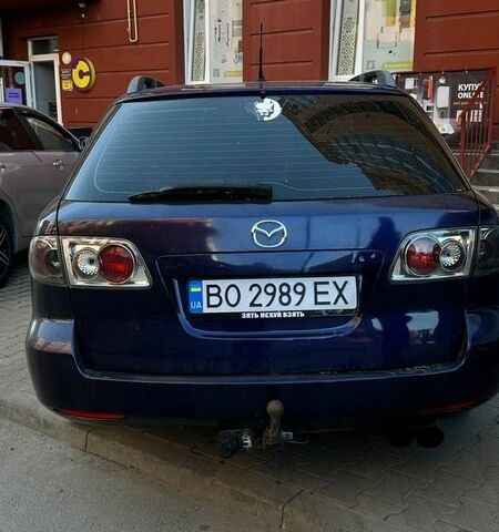 Синий Мазда 6, объемом двигателя 2 л и пробегом 301 тыс. км за 3700 $, фото 6 на Automoto.ua
