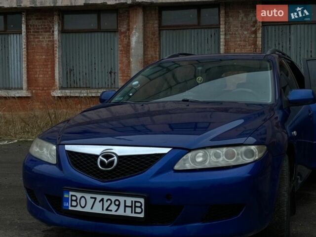 Синий Мазда 6, объемом двигателя 2 л и пробегом 323 тыс. км за 3900 $, фото 1 на Automoto.ua
