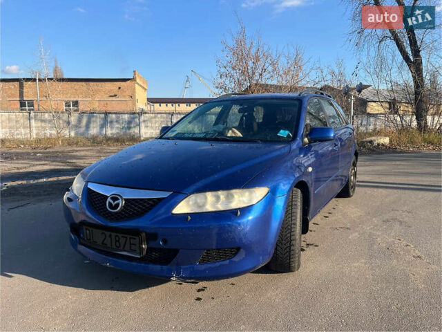 Синий Мазда 6, объемом двигателя 1.9 л и пробегом 250 тыс. км за 2400 $, фото 1 на Automoto.ua