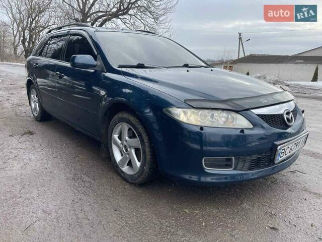 Синій Мазда 6, об'ємом двигуна 2 л та пробігом 252 тис. км за 3600 $, фото 1 на Automoto.ua
