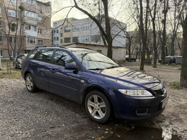 Синій Мазда 6, об'ємом двигуна 1.8 л та пробігом 201 тис. км за 2100 $, фото 3 на Automoto.ua