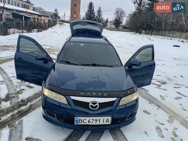 Синій Мазда 6, об'ємом двигуна 2 л та пробігом 252 тис. км за 2700 $, фото 1 на Automoto.ua