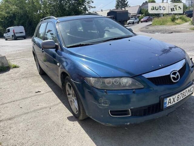 Синий Мазда 6, объемом двигателя 1.8 л и пробегом 330 тыс. км за 2700 $, фото 1 на Automoto.ua