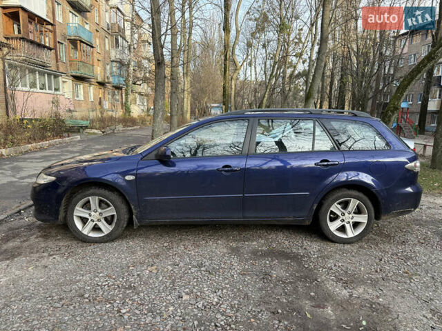 Синий Мазда 6, объемом двигателя 1.8 л и пробегом 200 тыс. км за 2500 $, фото 3 на Automoto.ua