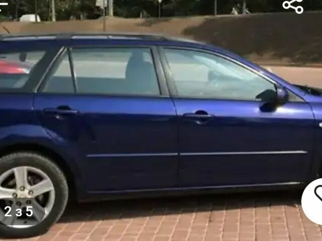 Синий Мазда 6, объемом двигателя 1.8 л и пробегом 156 тыс. км за 6000 $, фото 1 на Automoto.ua