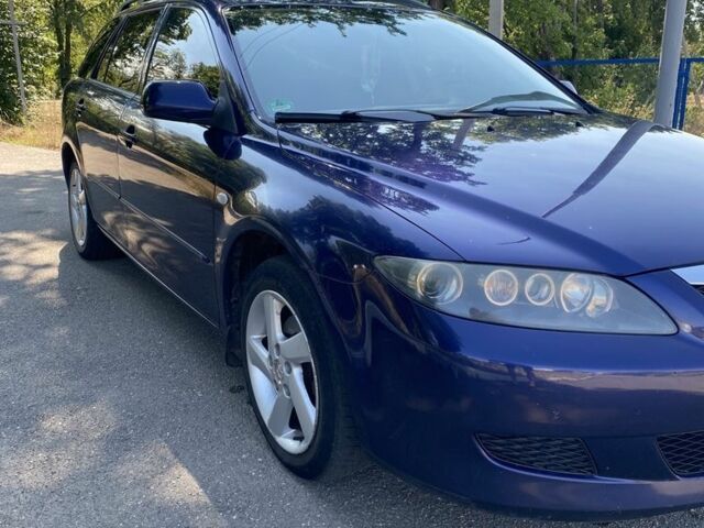 Синий Мазда 6, объемом двигателя 2 л и пробегом 260 тыс. км за 4300 $, фото 1 на Automoto.ua