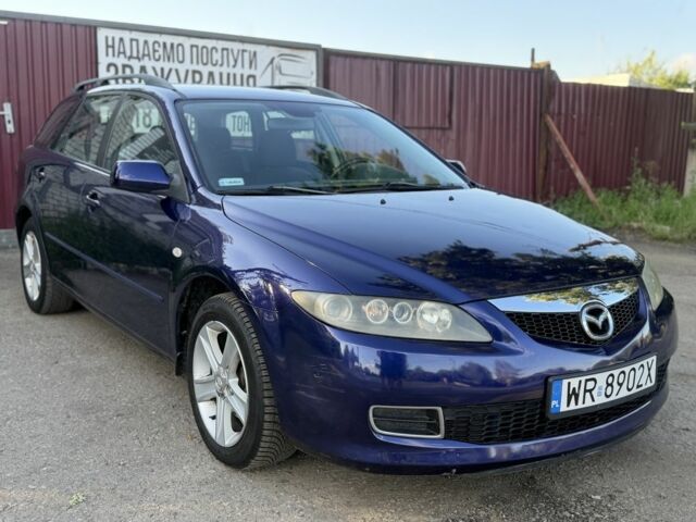 Синий Мазда 6, объемом двигателя 2 л и пробегом 300 тыс. км за 2842 $, фото 1 на Automoto.ua