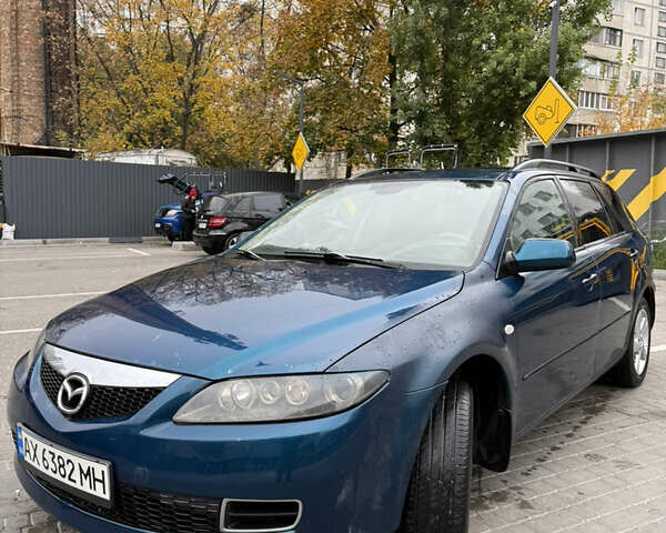 Синий Мазда 6, объемом двигателя 2 л и пробегом 367 тыс. км за 2350 $, фото 1 на Automoto.ua