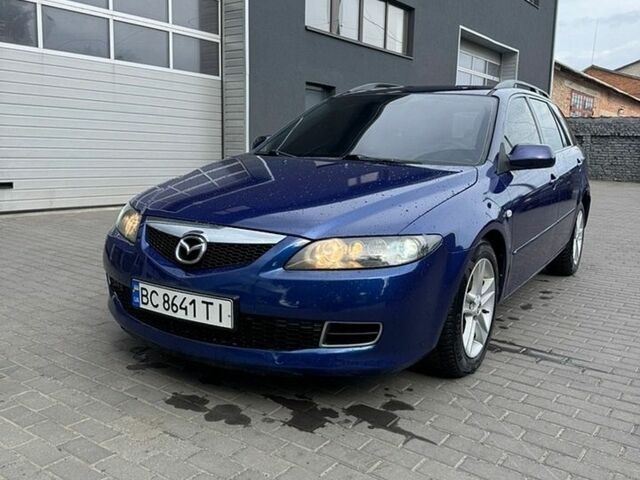 Синий Мазда 6, объемом двигателя 2 л и пробегом 320 тыс. км за 3300 $, фото 2 на Automoto.ua