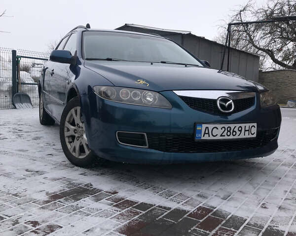 Синий Мазда 6, объемом двигателя 2 л и пробегом 294 тыс. км за 3999 $, фото 12 на Automoto.ua