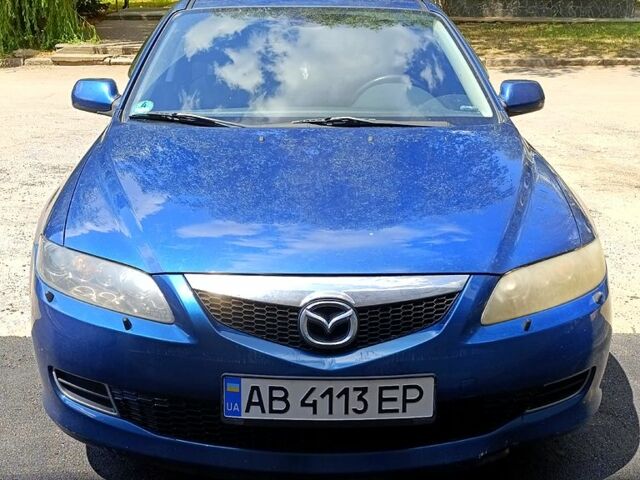 Синий Мазда 6, объемом двигателя 2 л и пробегом 203 тыс. км за 4000 $, фото 1 на Automoto.ua