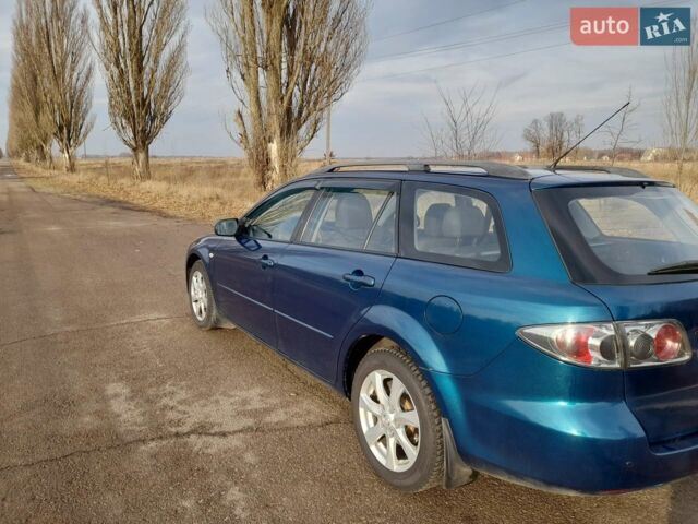 Синий Мазда 6, объемом двигателя 2 л и пробегом 298 тыс. км за 4300 $, фото 1 на Automoto.ua