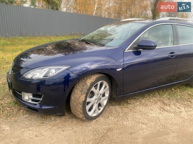 Синий Мазда 6, объемом двигателя 2 л и пробегом 270 тыс. км за 6100 $, фото 2 на Automoto.ua