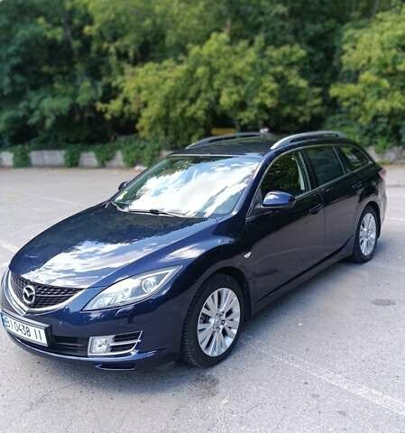 Синий Мазда 6, объемом двигателя 2 л и пробегом 151 тыс. км за 8000 $, фото 2 на Automoto.ua