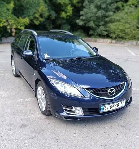 Синий Мазда 6, объемом двигателя 2 л и пробегом 151 тыс. км за 8000 $, фото 1 на Automoto.ua