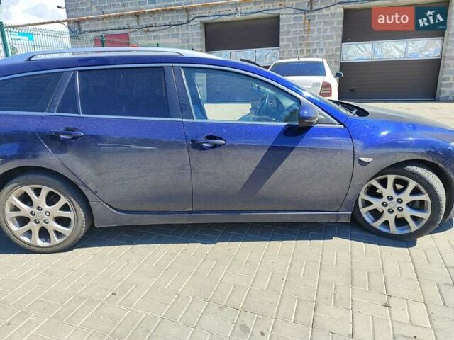 Синий Мазда 6, объемом двигателя 2 л и пробегом 340 тыс. км за 6500 $, фото 1 на Automoto.ua