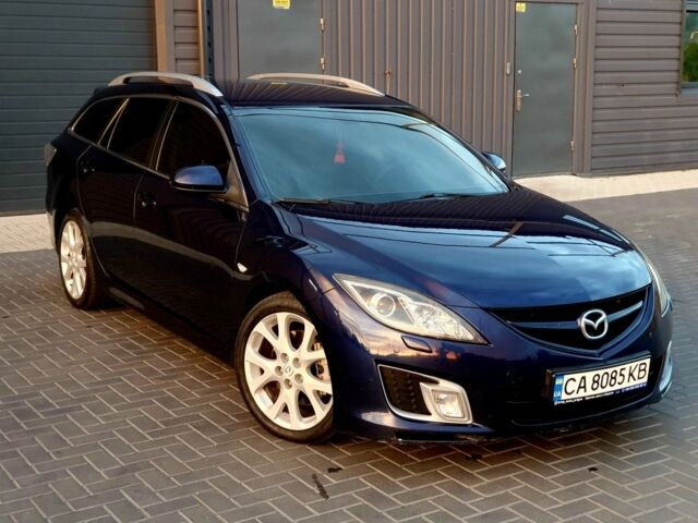 Синий Мазда 6, объемом двигателя 2 л и пробегом 273 тыс. км за 6500 $, фото 2 на Automoto.ua