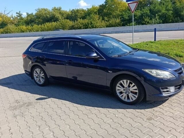 Синий Мазда 6, объемом двигателя 2 л и пробегом 360 тыс. км за 6524 $, фото 1 на Automoto.ua