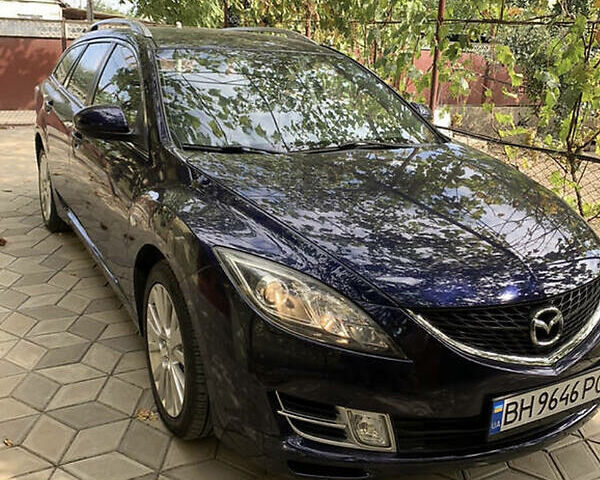 Синий Мазда 6, объемом двигателя 2 л и пробегом 265 тыс. км за 6200 $, фото 2 на Automoto.ua