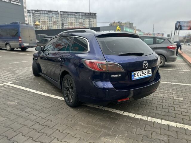 Синий Мазда 6, объемом двигателя 2 л и пробегом 370 тыс. км за 4550 $, фото 2 на Automoto.ua