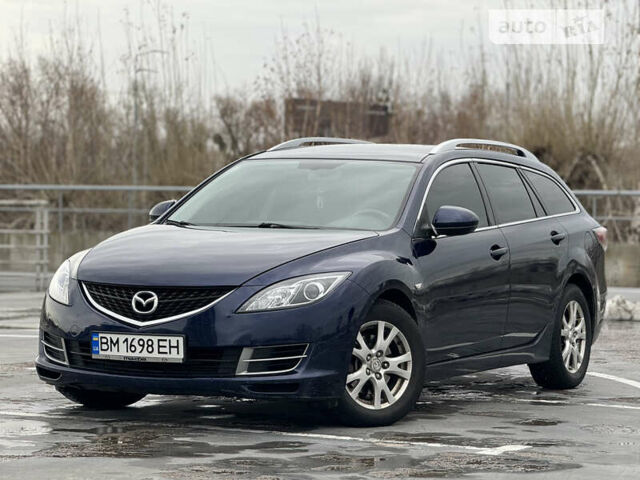 Синий Мазда 6, объемом двигателя 2 л и пробегом 350 тыс. км за 6400 $, фото 2 на Automoto.ua