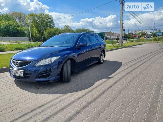 Синий Мазда 6, объемом двигателя 2.18 л и пробегом 215 тыс. км за 7500 $, фото 3 на Automoto.ua