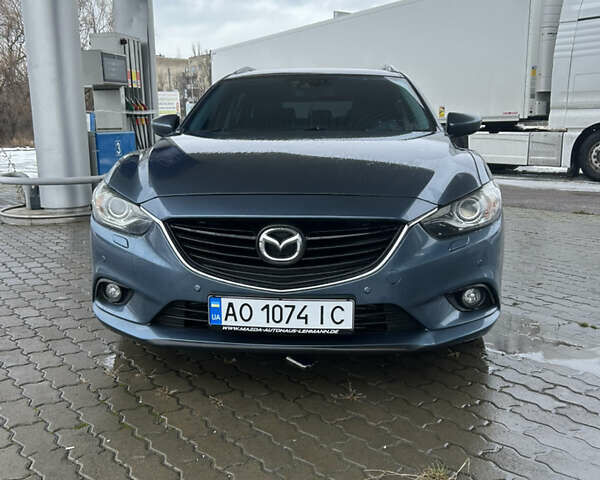 Синій Мазда 6, об'ємом двигуна 2.19 л та пробігом 226 тис. км за 11000 $, фото 1 на Automoto.ua